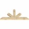 Ekena Millwork Saratoga Rough Sawn Timber Gable Bracket, Douglas Fir, 72"W x 36"H x 4"D x 6"F, 12/12 Pitch GBW072X36X0406SAR00RDF - alternate 2